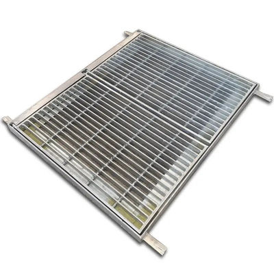 Flat Or Serrated Industrial Steel Grating For Superior Load Bearing Capacity