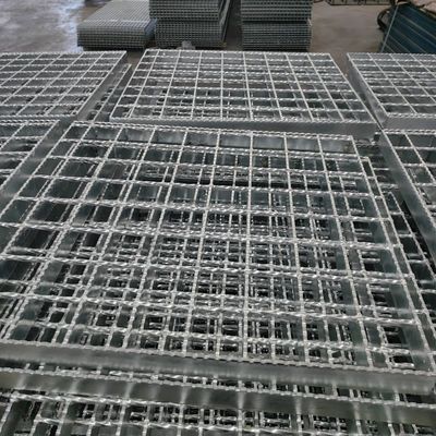 Customized-Made Industrial Steel Grating Press Lock Steel with Pressure Welded Steel Grid Plate Production Method