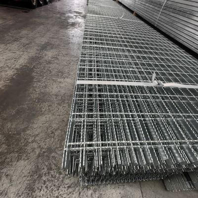 Customized-Made Industrial Steel Grating Press Lock Steel with Pressure Welded Steel Grid Plate Production Method
