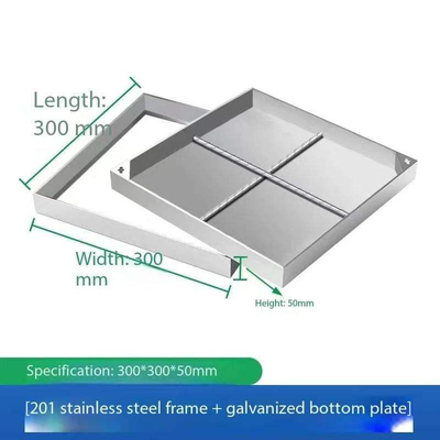 Stainless Steel Welded Grating 1000x6000mm for Industrial Platforms