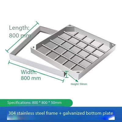 Stainless Steel Welded Grating 1000x6000mm for Industrial Platforms