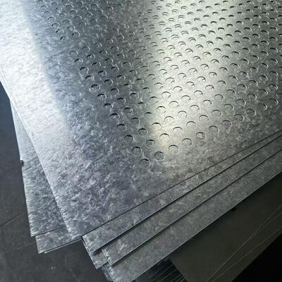 Precision Perforated Metal Plate Custom Size Adjustable Open Ratio
