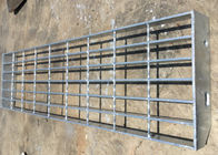 Safety Mild Steel Stair Treads Grating / Non Slip Steel Stair Treads