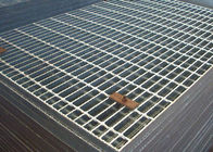 Walkway Serrated Steel Grating , Welded Steel Bar Grating Mild Steel