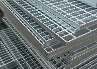 Galvanized Serrated Steel Grating / Serrated Bar Grating Stair Treads
