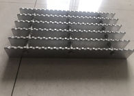 Serrated Aluminum Grating For Roof Grille 6063 Raw Material Customized Size