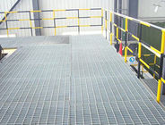 Light weight building materials industrial platforms galvanized steel grating raised floor