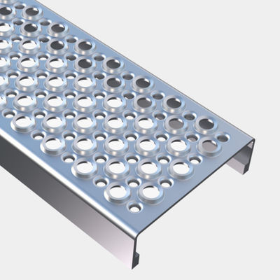Pre Galvanized 5mm Steel Safety Grating For Stair Tread