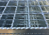 Hot Dipped Galvanized Closed End Serrated Metal Grating For Bad Environment