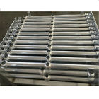 Aluminum Anodizing Welded 30mm Balustrade Stair Railing Stanchion With Wharfs