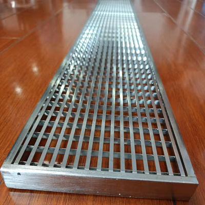 3mm 304/316 Stainless Steel Grating Trench Cover Heel Proof
