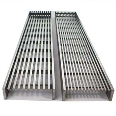 3mm 304/316 Stainless Steel Grating Trench Cover Heel Proof