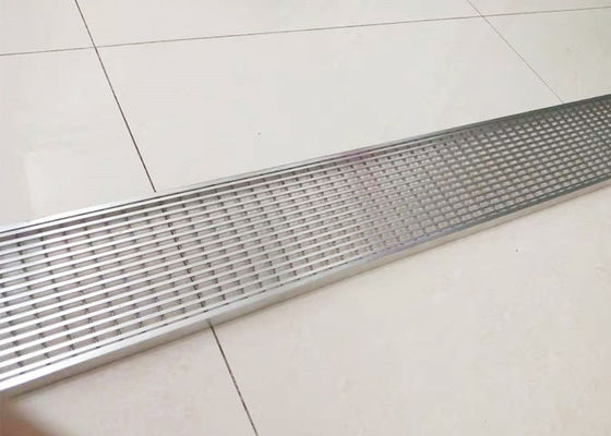 5mm Thckness Deep Overflow Stainless Steel Drainage Grating For Swimming Pool Or Stair Treads