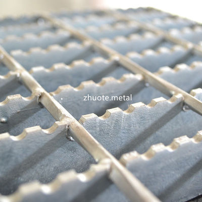 Metal T6063 Material Swaged Aluminum Grating Anodizing Treatment Bar Walkways