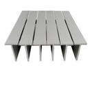 Swaged T6063 Aluminum Bar Grating Safety Powder Coating Forged For Louvre Facades