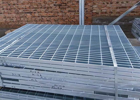 Walkway Platform Q195 Industrial Steel Grating 30x2mm Thickness Galvanized