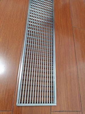 Channel Drainage Trench Cover Stainless Steel Grating 3mm Thick