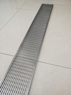 Trench Cover Stainless Steel Grating Compact Channel 20mm High Bar Grate