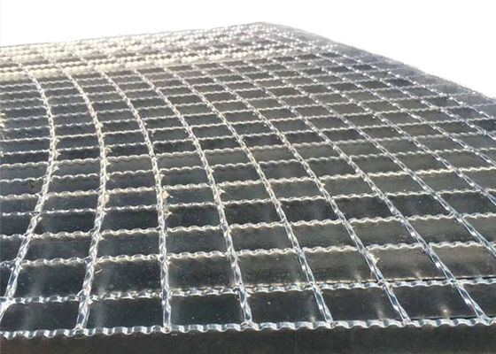 Serrated Galvanized Bar Platform Heavy Duty Welded Steel Grating For Workshops And Warehouse