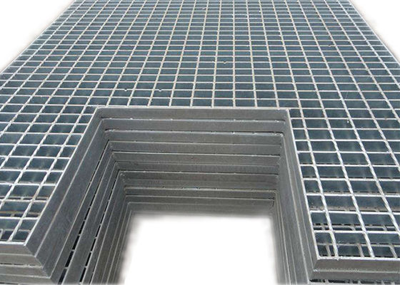 High Strength Galvanized Industrial Steel Grating For Substantially Heavy Load Areas