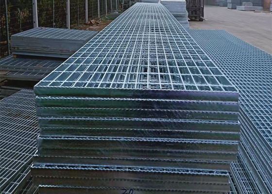 Galvanized Walkway Platform Heavy Duty Steel Grating 32*5mm For Trailer Floor