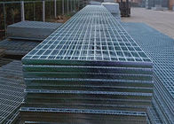 Galvanized Heavy Duty Welded Steel Grating Floor Walkway Marine Bridge Serrated Platform