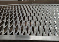 Facade Cladding Ceiling 0.5mm Expanded Metal Sheet Aluminum Raised Or Flattened