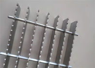 Walkways Metal T6061 Material Serrated Aluminum Grating Anti Slip Construction