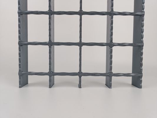 Bar Modern Serrated Steel Grating Thickness 2mm