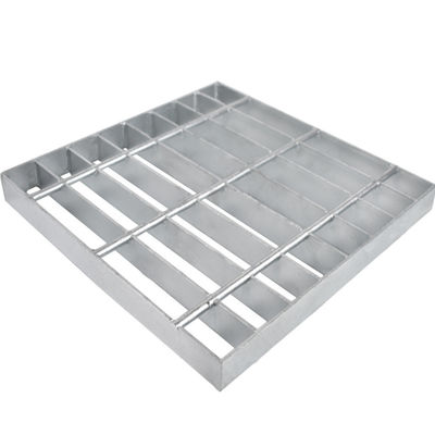 Serrated Heavy Duty Metal Floor Grates Galvanized Steel Bar 10mm Thickness