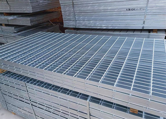 Platform Galvanized Grating Use In Industry Project