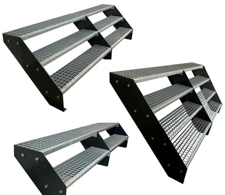 Anti Slip Galvanized Steel Stair Treads For Bridge Decking Twist Steel
