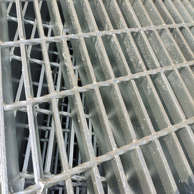 Construction 25x2mm Steel Bar Grating Hot Dipped Galvanized For Platform Walkway