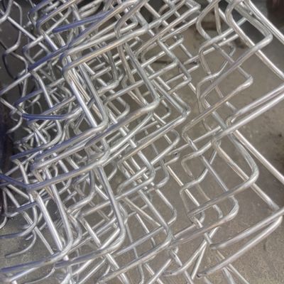 Hot Dip 6 Foot Galvanized Steel Chain Link Fence For Sports Ground