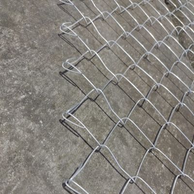 1.8m High Pasture Aluminum Chain Link Fence Woven Anti Theft Diamond Mesh