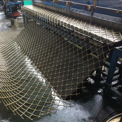 Hot Dip Galvanized Zinc Coated 15m Roll  Wire Diamond Mesh Farm Chain Link Fence