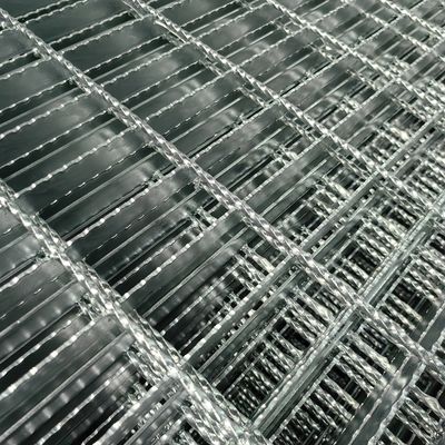 Machine Pressure Welded Flat Steel Grating / Gully Grating Modern Style Steel Floor Decking Grating