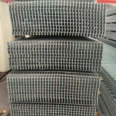 Steel forged into a durable, high temperature resistant silver steel grating