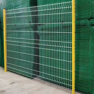 1.2m Post Height Welded Mesh Fence With Steel Post And 50x50mm Size