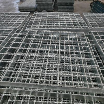 Customized-Made Industrial Steel Grating Press Lock Steel with Pressure Welded Steel Grid Plate Production Method