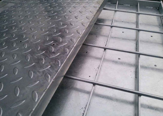 Galvanized Compound Steel Grating , Stainless Steel Floor Grating