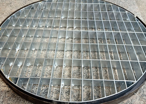 Galvanized Pressed Locked Steel Grating Trench Cover / Stainless Steel Drain Cover