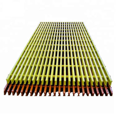 50.7x50.7mm Pure Resin Frp Industrial Steel Grating