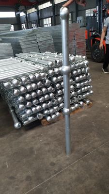 30mm Galvanized Industrial Steel Handrails For Gratings