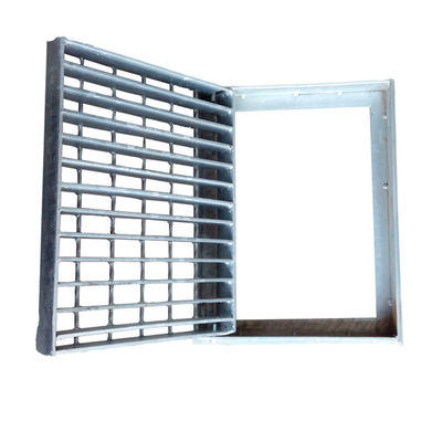 ASTM A36 Hot Dip Galvanized Grating Trench Cover With Frame
