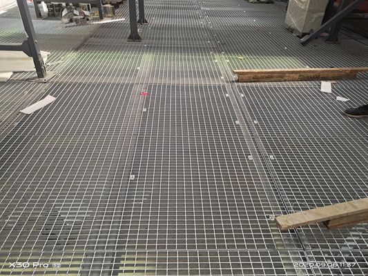 19w4 Metal Grate Walkway , Industrial Steel Grating ISO