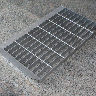 Stainless Hot Dip Galvanized Welded Bar Grating With Checker Nosing