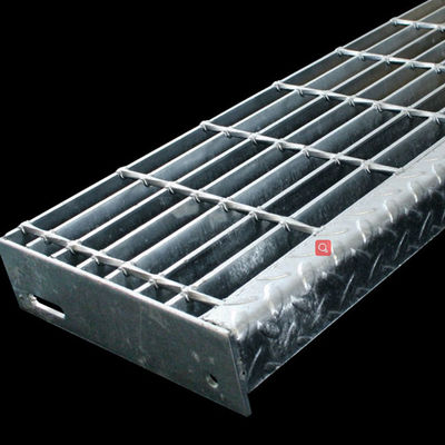 1.5mm Hot Dipped Galvanized Checker Plate Nosing Stair Treads And Walkway