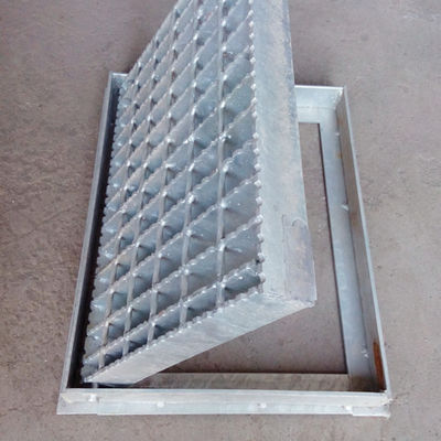 3mm Serrated Grating Trench Cover With Angle Frame