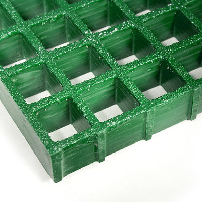 Green Mesh Walkway ISO Fiberglass Grating Panels